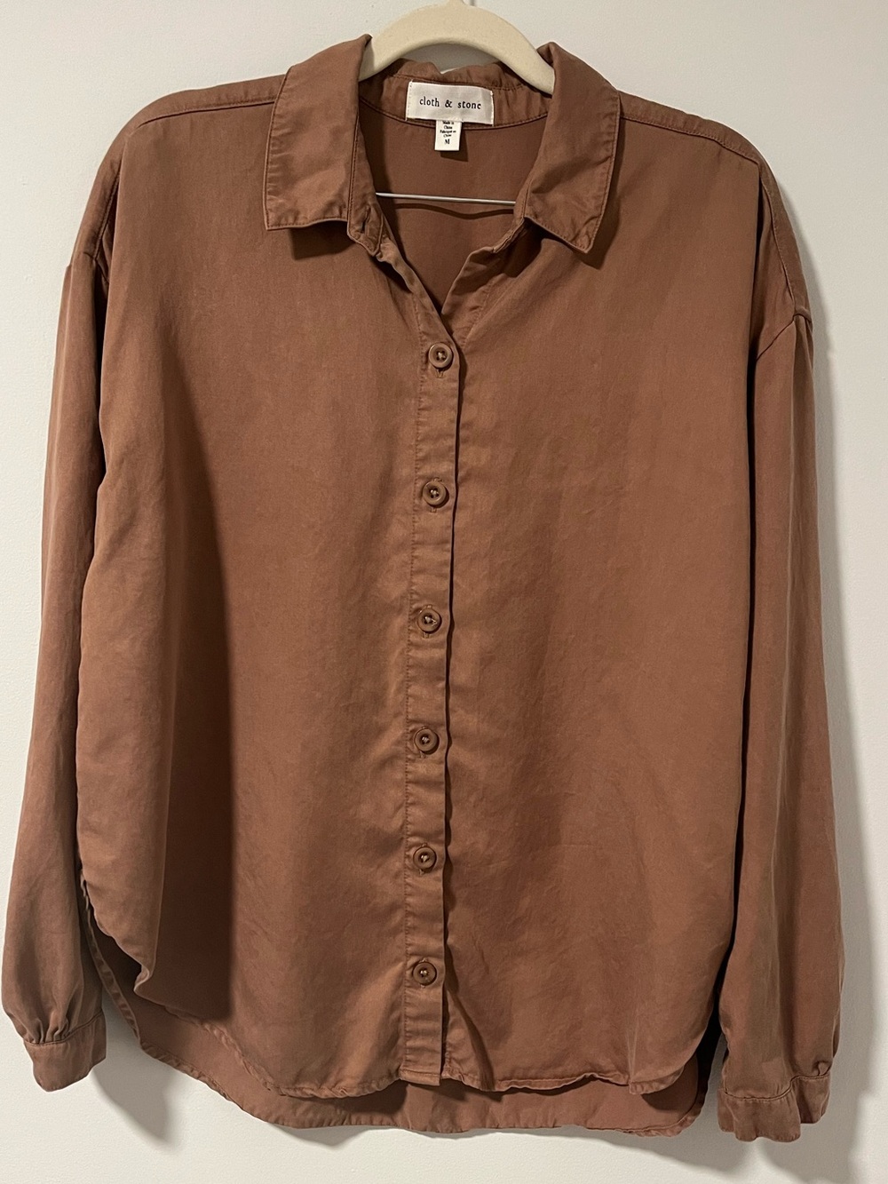 Anthropologie Cloth & Stone Button-Down Shirt